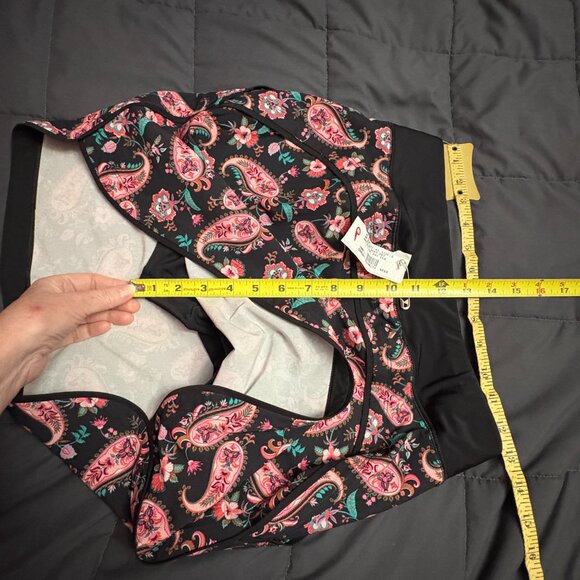 Lands' End Quick Dry Board Skort Swim Skirt - Size: 2 - NWT - Paisley Floral - Picture 13 of 13